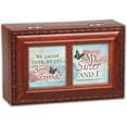 thumbnail image 1 of My Sister And I Cottage Garden Rich Woodgrain Finish with Rope Trim Petite Je..., 1 of 1