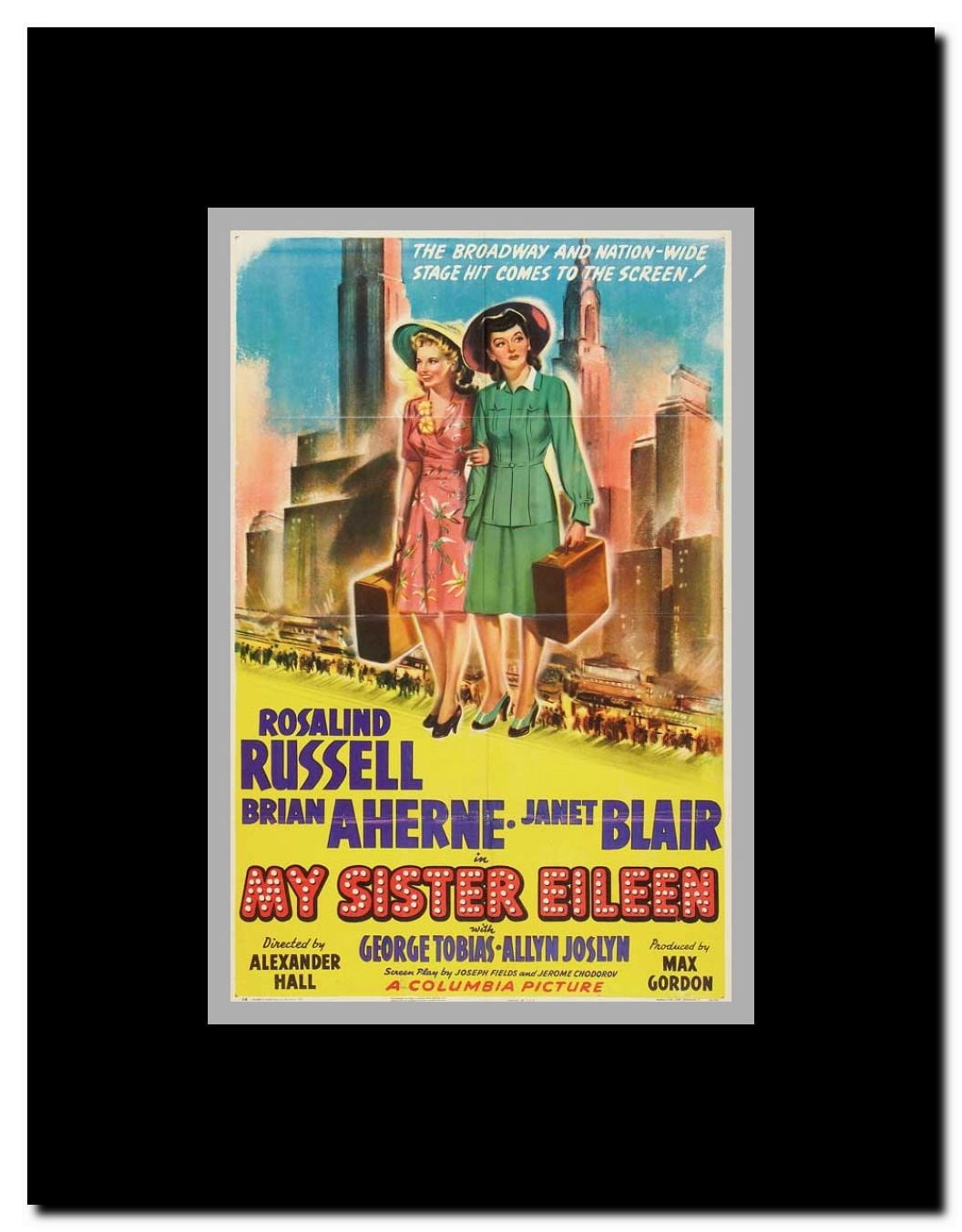 My Sister Eileen Framed Movie Poster