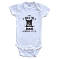 thumbnail image 1 of My Sister Is A Border Collie Cute Dog Breed Baby Bodysuit, 3-6 Months White, 1 of 4