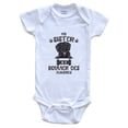thumbnail image 1 of My Sister Is A Bouvier des Flandres Cute Dog Breed Baby Bodysuit, 3-6 Months White, 1 of 4