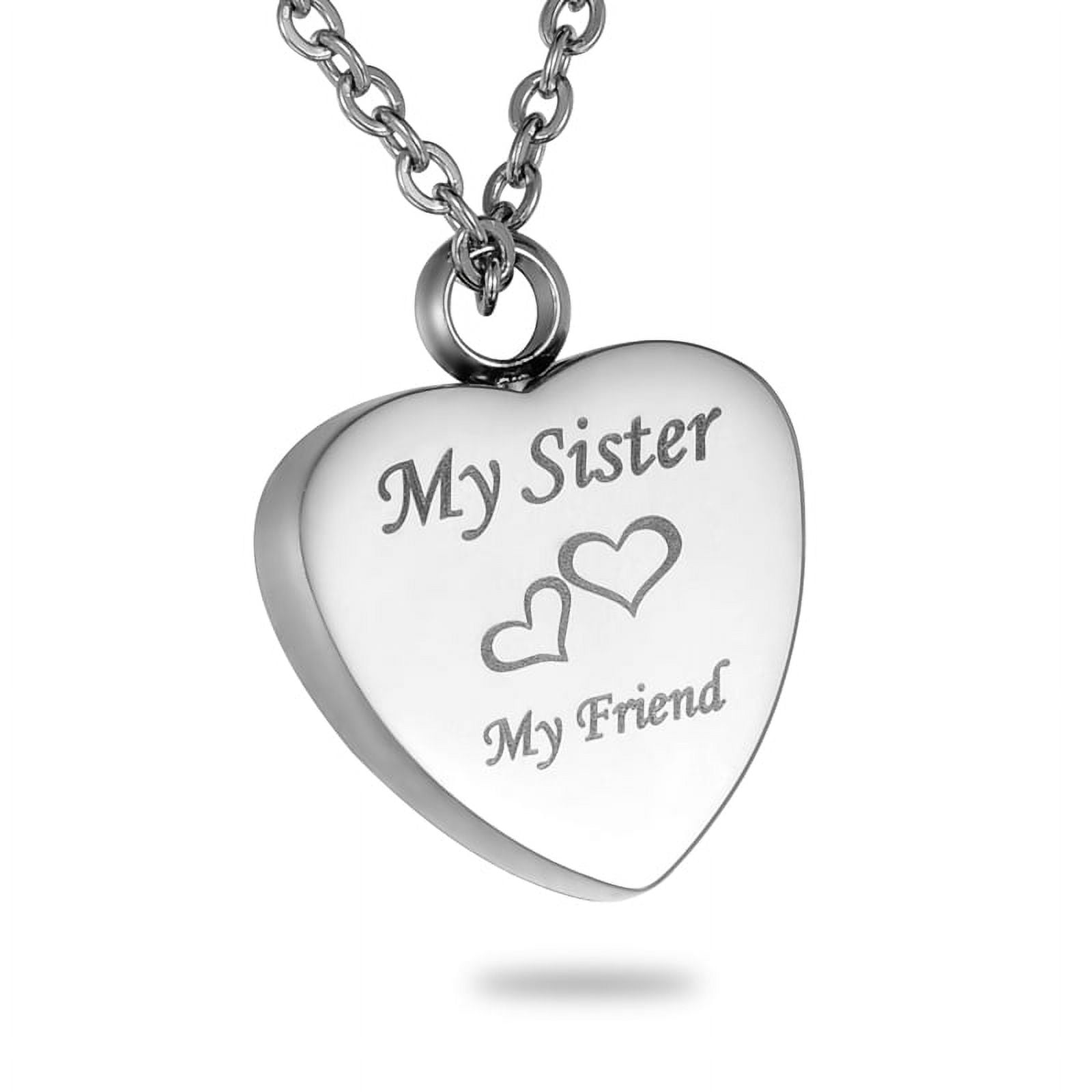 Sister memorial jewelry deals