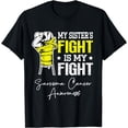 thumbnail image 1 of My Sister's Fight is My Fight Sarcoma Cancer Awareness T-Shirt, 1 of 4
