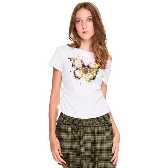 My Sister's Fashion Girls & Teens Short Sleeve Boatneck Graphic Tee - Size: S-XXL
