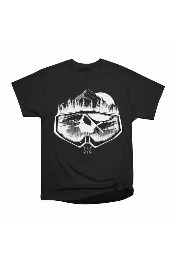 My Ski and Snow Art T-Shirt Tee Gift For Him Merch For Her Apparel For Friend 76