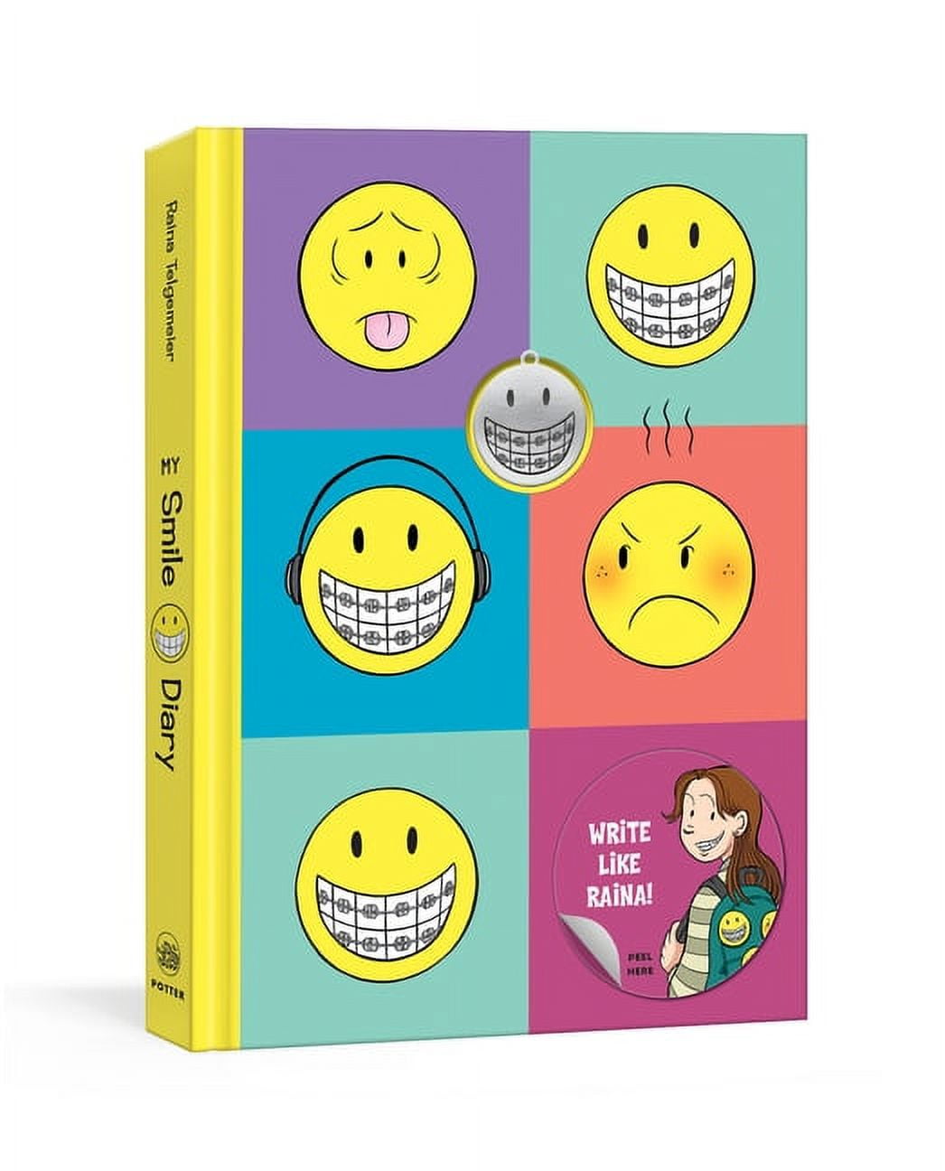 RAINA TELGEMEIER My Smile Diary: An Illustrated Journal with Prompts, (Hardcover)