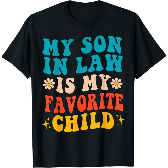 Funny Family Humor Quote Retro SVG - My Son In Law Is My Favorite Child