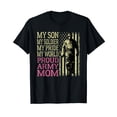 thumbnail image 1 of My Son My Soldier Hero Proud Army Mom US Military Mother T-Shirt, 1 of 5