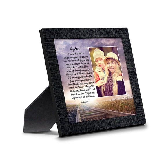 My Son, Sentimental Gift for Son from Mom or Dad, Inspirational Picture Frame, 6395CH