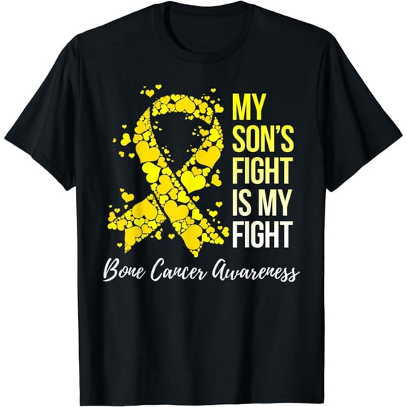 My Son’s Fight Is My Fight Bone Cancer Awareness T-Shirt