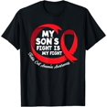 thumbnail image 1 of My Son's Fight Is My Fight Sickle Cell Anemia Awareness T-Shirt, 1 of 4