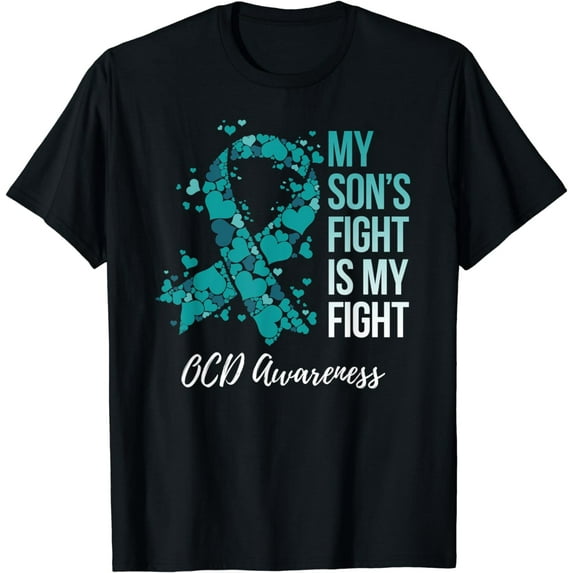 My Son’s Fight Obsessive-Compulsive Disorder OCD, Awareness T-Shirt mens t rt men,black,women,misfits,journey ,boys