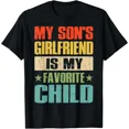 thumbnail image 1 of My Son's Girlfriend Is My Favorite Child Funny Dad And Mom Unisex T-Shirt, up to Size 5XL, 1 of 2