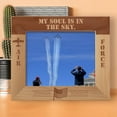 thumbnail image 1 of My Soul Is In The Sky Personalized Wooden Frame-10" x 8" Brown Horizontal, 1 of 1
