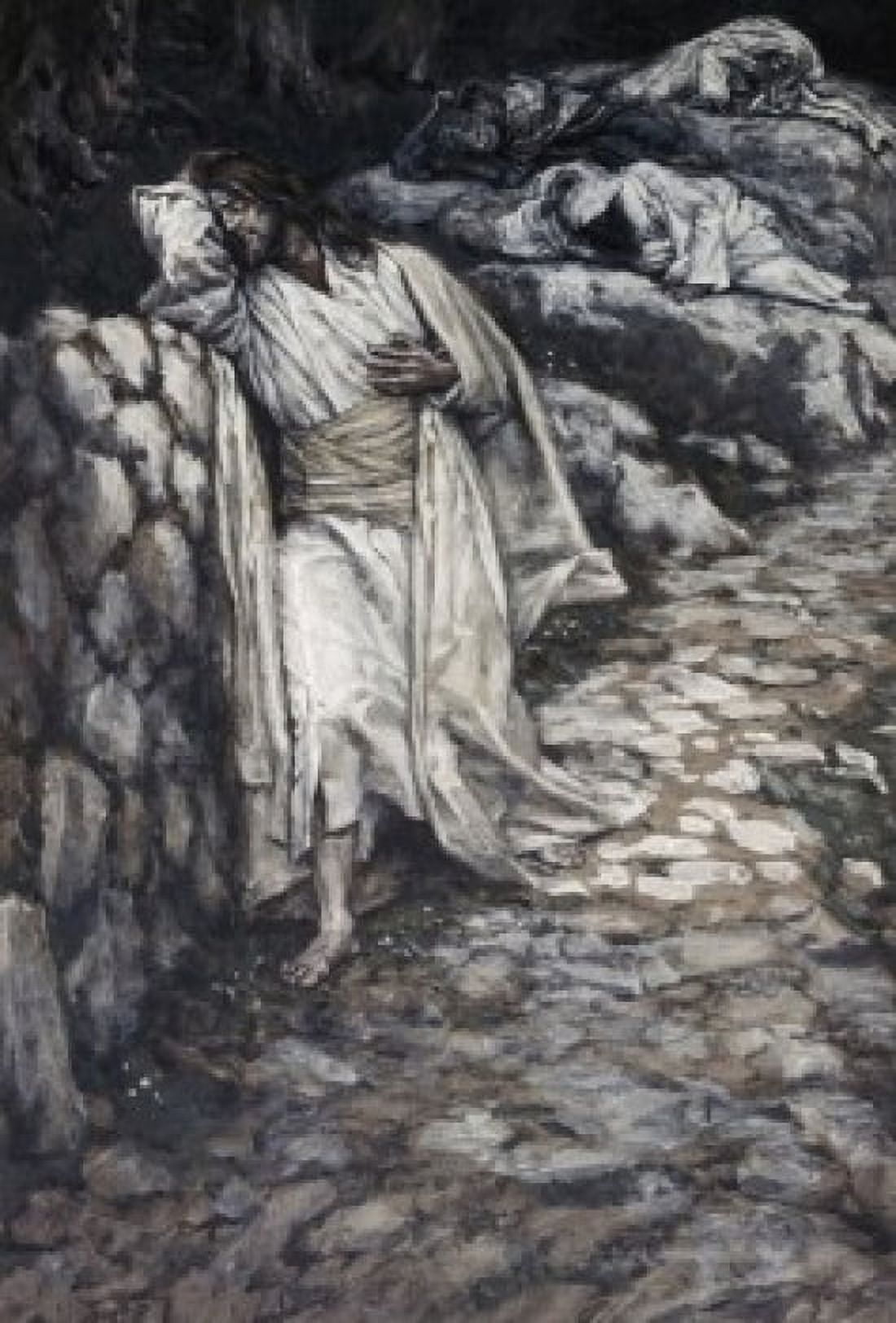 My Soul is Exceedingly Sorrowful unto Death James Tissot (1836-1902French) Canvas Art - James Tissot (18 x 24)