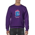 thumbnail image 1 of My Soul's Fire Piano Sweatshirt Men -Image by Shutterstock, Male 4X-Large, 1 of 4