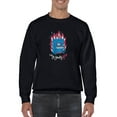 thumbnail image 1 of My Soul's Fire Piano Sweatshirt Men -Image by Shutterstock, Male Large, 1 of 4