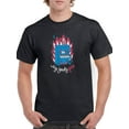 thumbnail image 1 of My Soul's Fire Piano T-Shirt Men -Image by Shutterstock, Male 5X-Large, 1 of 4