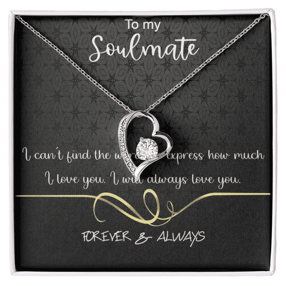 My Soulmate Gift Necklace, Love Dancing Necklace, Gift Necklace For Wife, Gift Necklace For Anniversary, Birthday Gift For Girlfriend