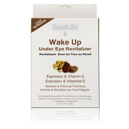 My Spa Life Under Eye Treatment, Espresso & Vitamin E , 12 Ct