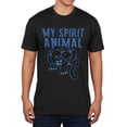 thumbnail image 1 of My Spirit Animal Black Panther Mens Soft T Shirt Black LG, 1 of 1