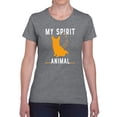 thumbnail image 1 of My Spirit Animal Corgi T-Shirt Women -Image by Shutterstock, Female 3X-Large, 1 of 4