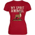 thumbnail image 1 of My Spirit Animal Deer Red Juniors Soft T-Shirt - Small, 1 of 1