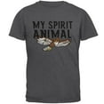 thumbnail image 1 of My Spirit Animal Hawk Dark Heather Adult T-Shirt - 2X-Large, 1 of 1