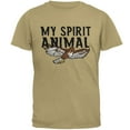 thumbnail image 1 of My Spirit Animal Hawk Tan Adult T-Shirt - X-Large, 1 of 1