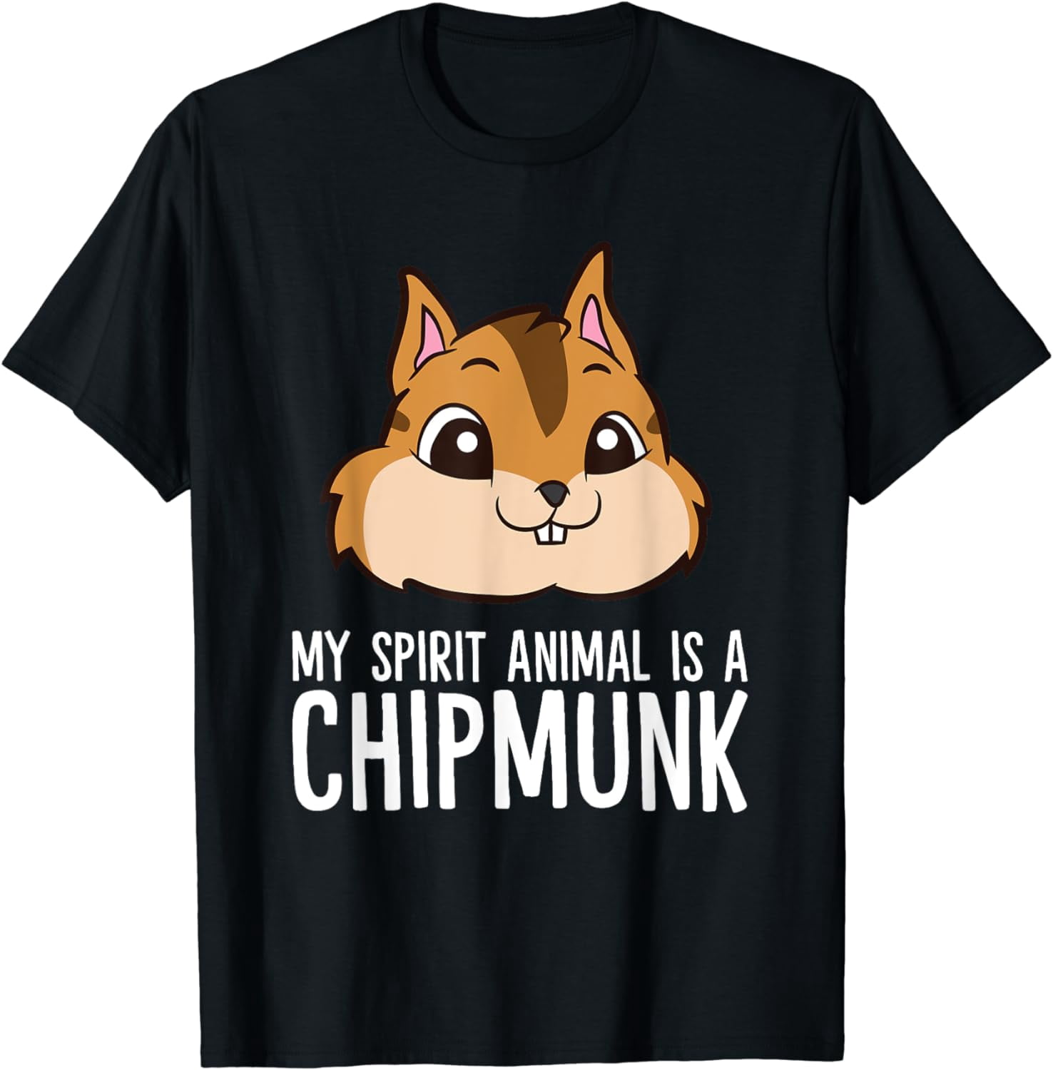 T-shirt "Squirrel Chipmunk" Bleu - Graphique Écureuil Malicieux - Gildan - S à 2XL