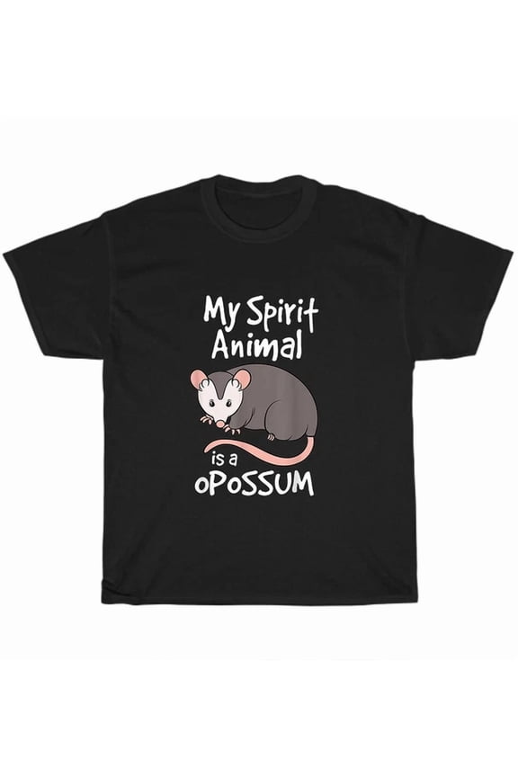 My Spirit Animal Is A Opossum Street Cat Possum Trash Panda Skunk Racoon T-Shirt