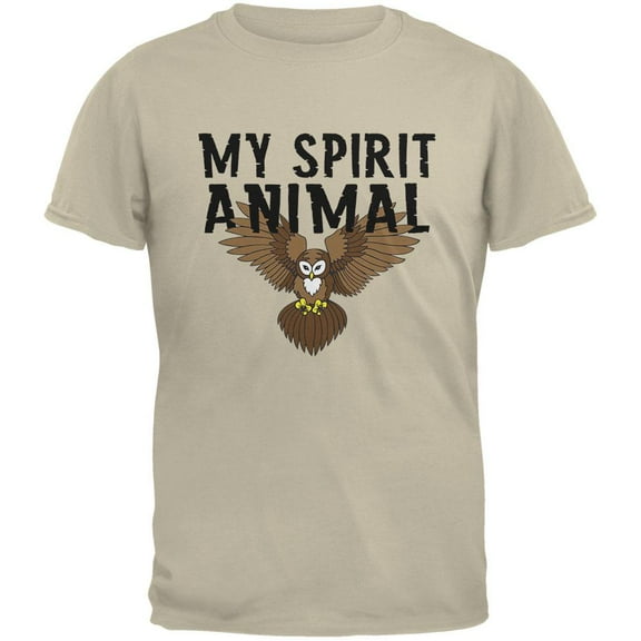 My Spirit Animal Owl Sand Youth T-Shirt - Medium(10/12)