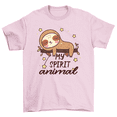 thumbnail image 1 of My Spirit Animal Sloth T-Shirt Women Unisex, 1 of 2