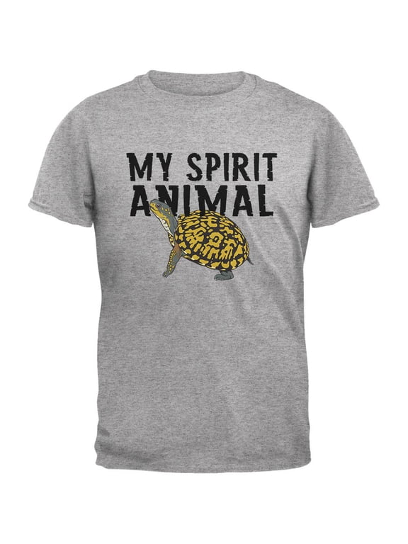 My Spirit Animal Turtle Heather Grey Youth T-Shirt - X-Large(18)