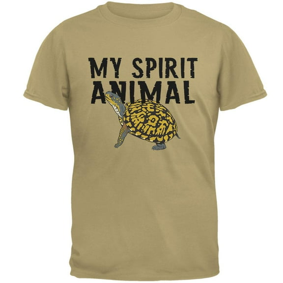 My Spirit Animal Turtle Tan Adult T-Shirt - X-Large