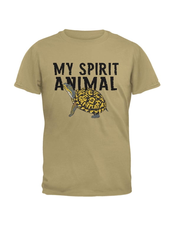My Spirit Animal Turtle Tan Adult T-Shirt - X-Large