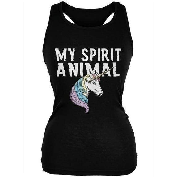 My Spirit Animal Unicorn Juniors Soft Tank Top