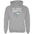 thumbnail image 1 of My Spirit Animal Unicorn Mens Hoodie, 1 of 1