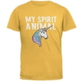 thumbnail image 1 of My Spirit Animal Unicorn Mens T Shirt Honey 2XL, 1 of 1