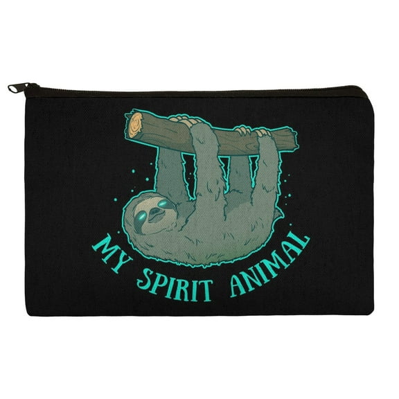 My Spirit Animal is a Sloth Makeup Cosmetic Bag Organizer Pouch