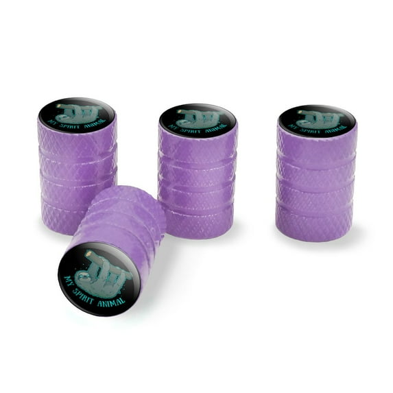 My Spirit Animal is a Sloth Tire Rim Wheel Aluminum Valve Stem Caps