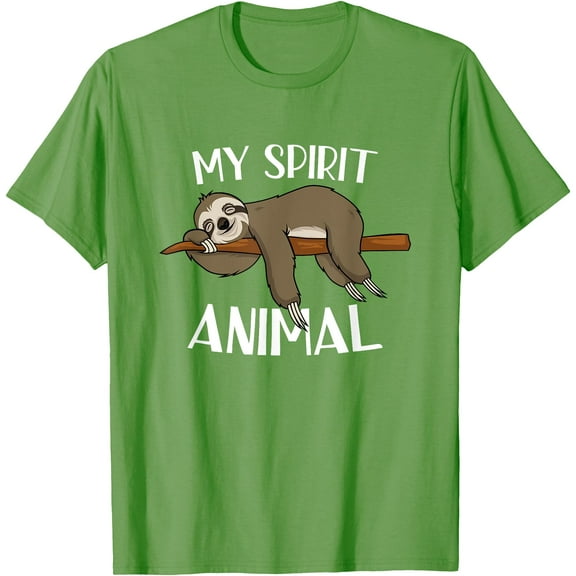 My Spirit Animal is a Sloth Unisex T-Shirt for Men Women Kids Toddler