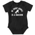 thumbnail image 1 of My Spirit Animal is a Unicorn Bodysuit Jumper Girls Infant Baby Brisco Brands 12M, 1 of 6