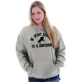 thumbnail image 1 of My Spirit Animal is a Unicorn Hoodie Sweatshirt Women Brisco Brands S, 1 of 6