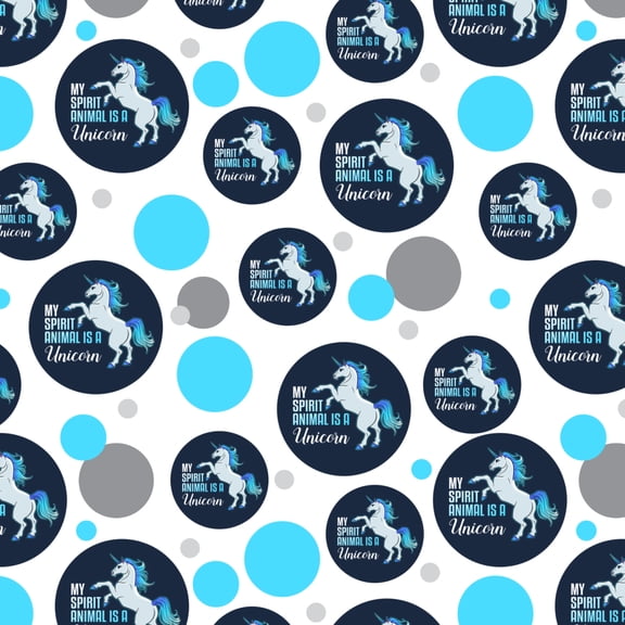 My Spirit Animal is a Unicorn Premium Gift Wrap Wrapping Paper Roll