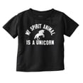 thumbnail image 1 of My Spirit Animal is a Unicorn Youth T Shirt Tee Girls Infant Toddler Brisco Brands 12M, 1 of 5