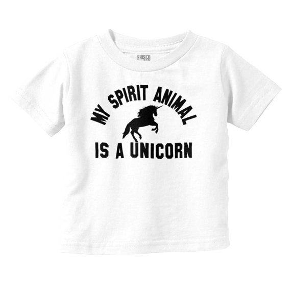 My Spirit Animal is a Unicorn Youth T Shirt Tee Girls Infant Toddler Brisco Brands 5T