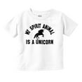 thumbnail image 1 of My Spirit Animal is a Unicorn Youth T Shirt Tee Girls Infant Toddler Brisco Brands 6M, 1 of 5