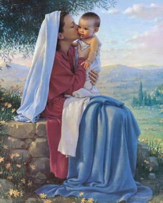 My Spirit Rejoices Canvas Art - Kathy Lawrence (24 x 30)