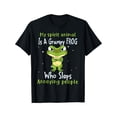 thumbnail image 1 of My Spirit animal Is A Grumpy Frog T-Shirt, 1 of 8