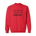thumbnail image 1 of My Squad Calls Me Mama Crewneck Sweatshirt, 1 of 3